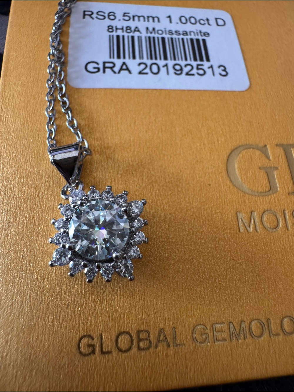 Moissanite Pendant Necklace | 1.00 Carat | NWT in Box